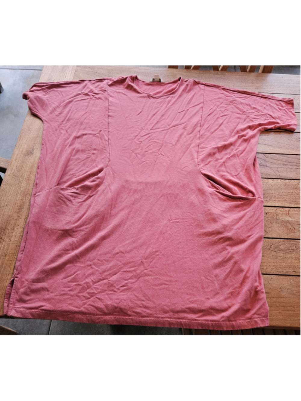 Coldwater Creek Destinations Seamed Knit Tunic Dress Pink Coral Size 2X